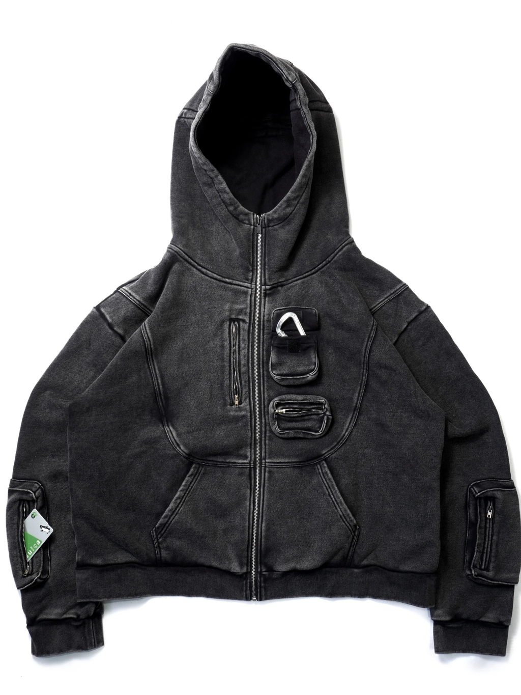 Boxy Drape Hoodie