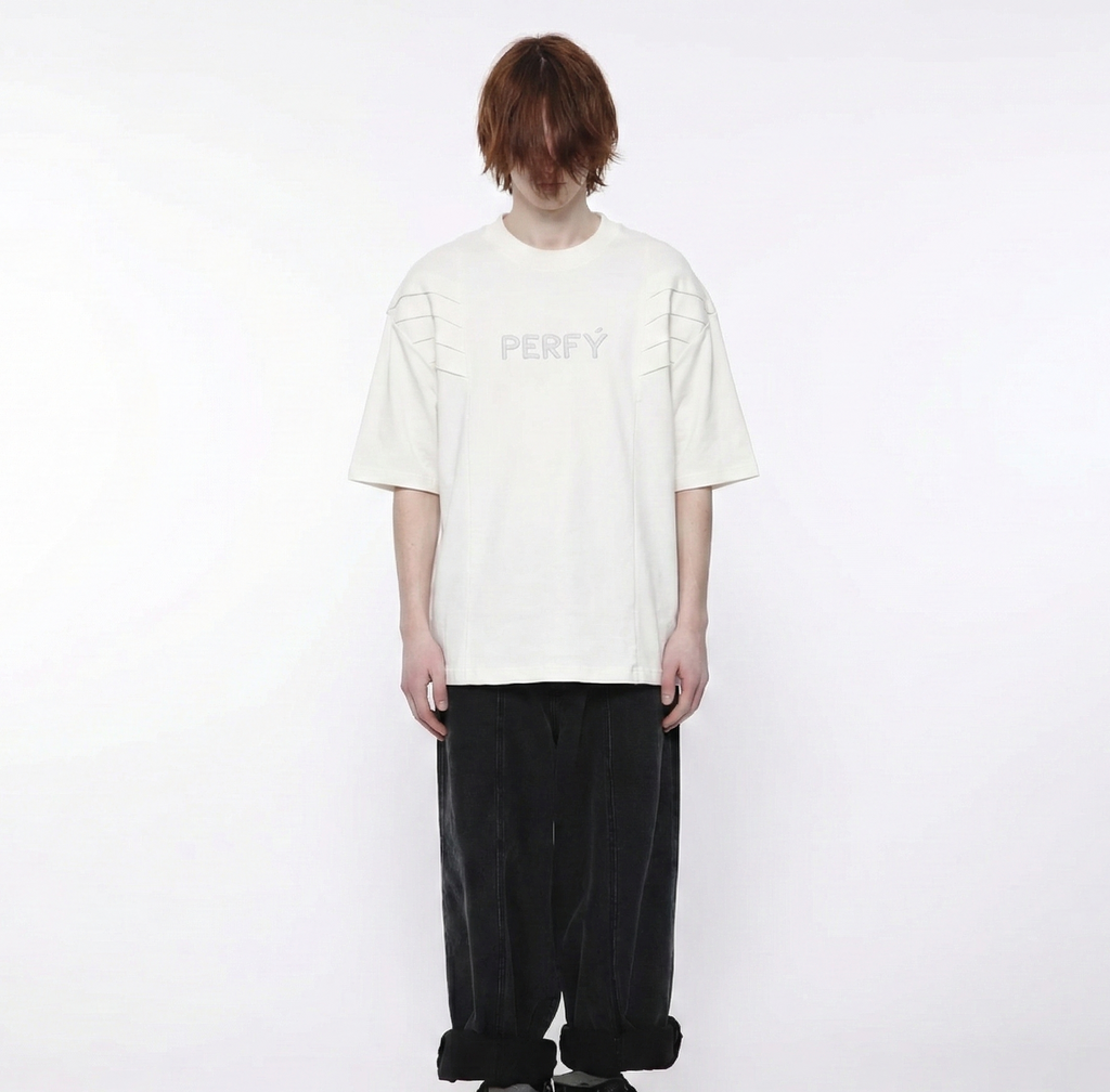ALPHA WHITE Signature Oversized T-Shirt
