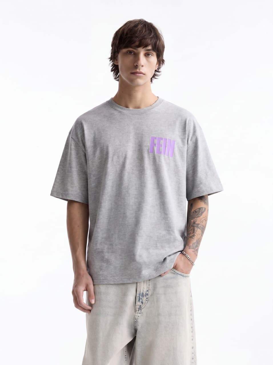 "FEIN" Travis Scott Graphic Oversized T-Shirt
